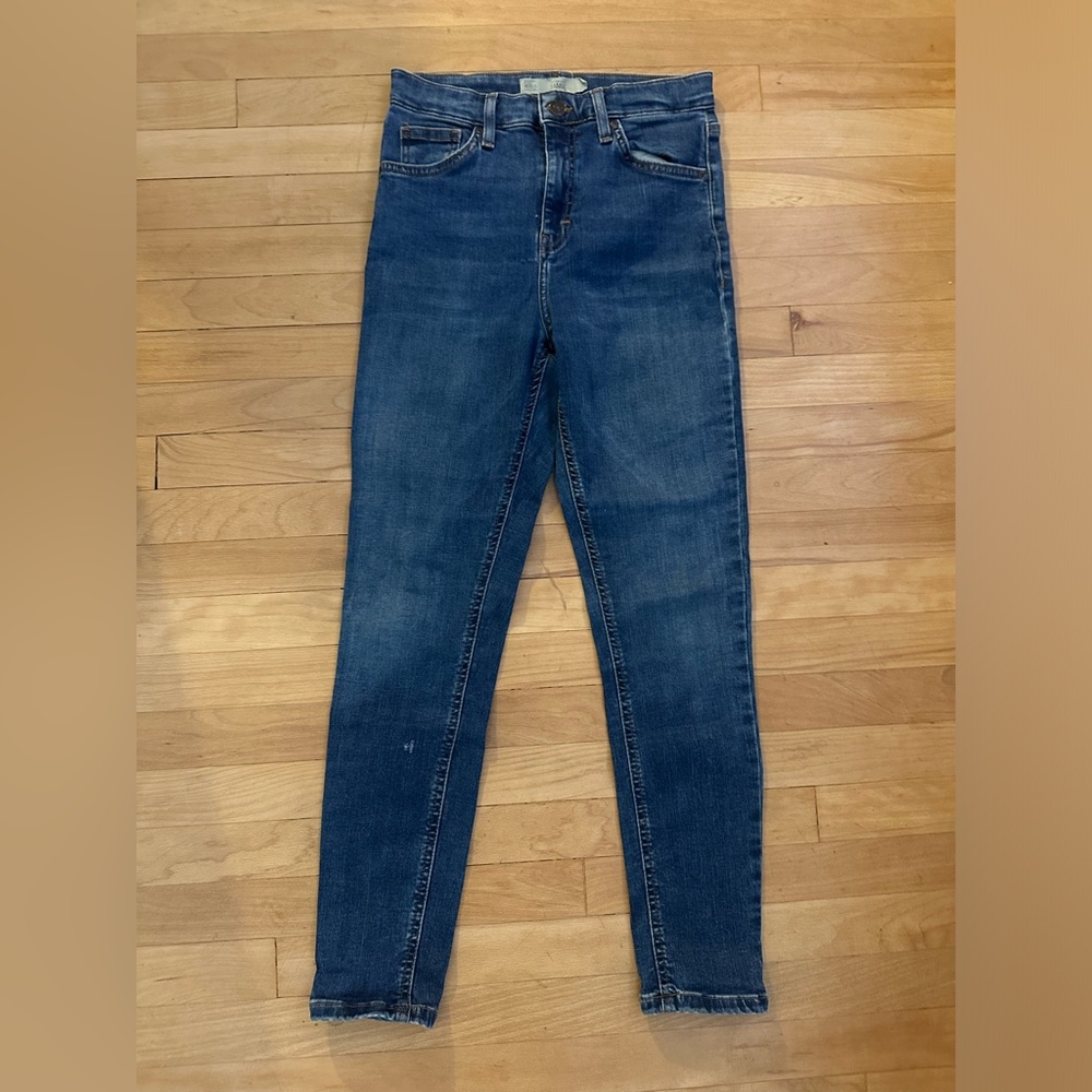 Topshop Moto Jamie High Waist Skinny Jeans W28 L30